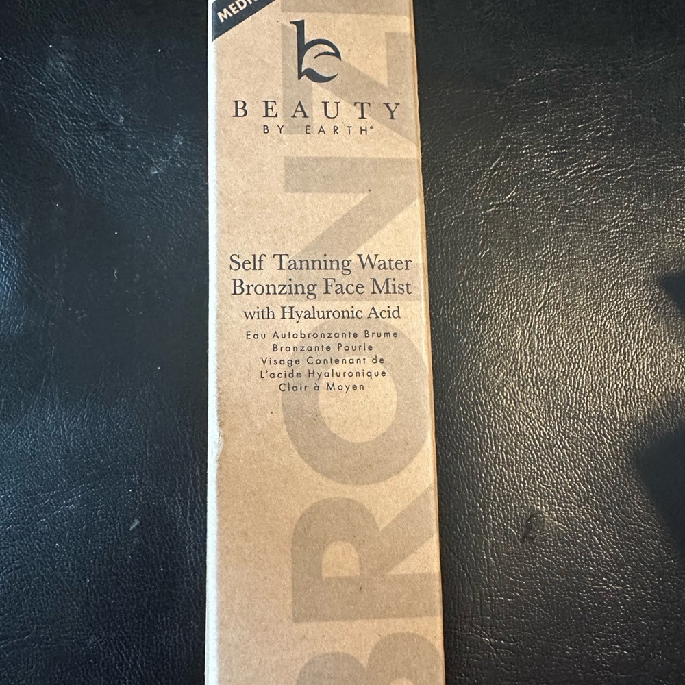 Beauty by Earth Self Tanning Water Face Mist medium to dark ￼